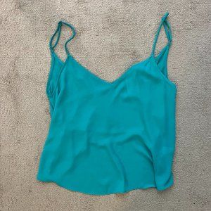 Abbeline Teal Tank Top